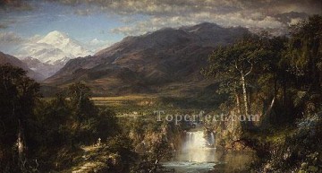 アンデスの中心の風景 ハドソン川 フレデリック・エドウィン教会の風景 Oil Paintings